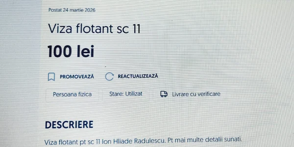 Anunt viza flotant FOTO OLX jpg