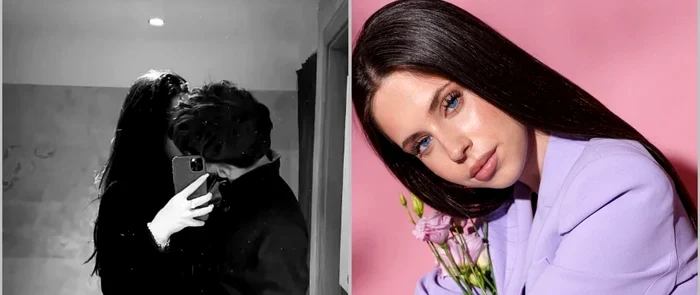 Violeta Bănică și iubitul ei, George / foto: arhiva Click!