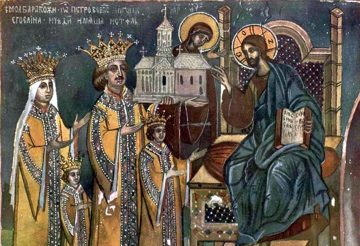 Tablou din interiorul Mănăstirii Moldovița / foto: arhiva