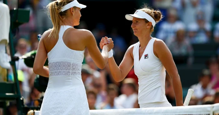 Irina Begu - Maria Şarapova FOTO Getty Images
