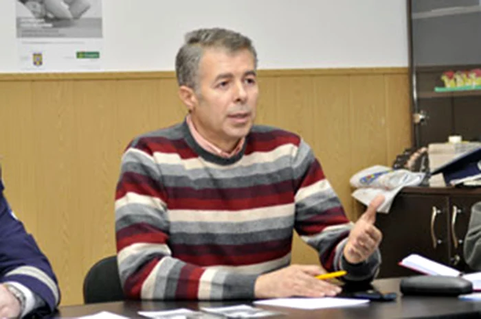 Consilierul local Constantin Ionescu, autorul proiectului                                              FOTO: Iulian Bunilă