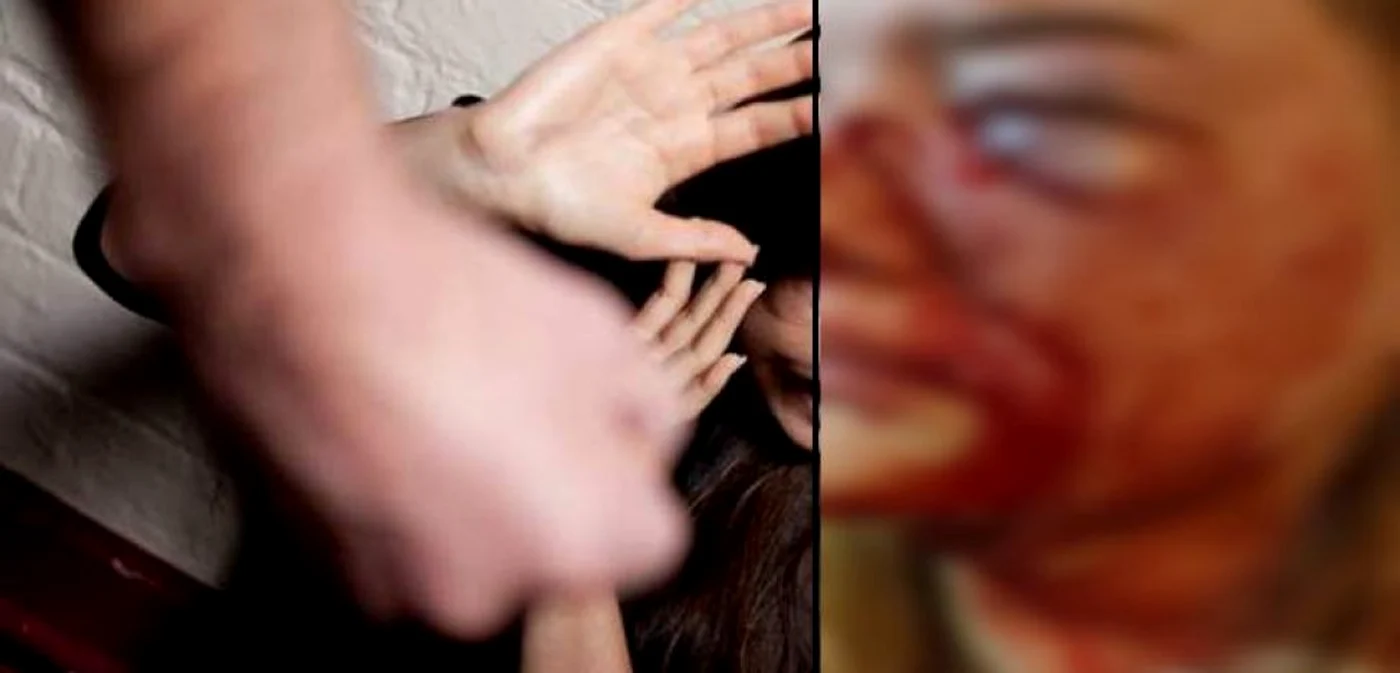 Una dintre victime (dreapta).