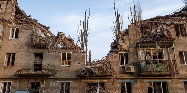  Imagini din orașul Avdiivka, distrus de atacurile rușilor FOTO Profimedia 