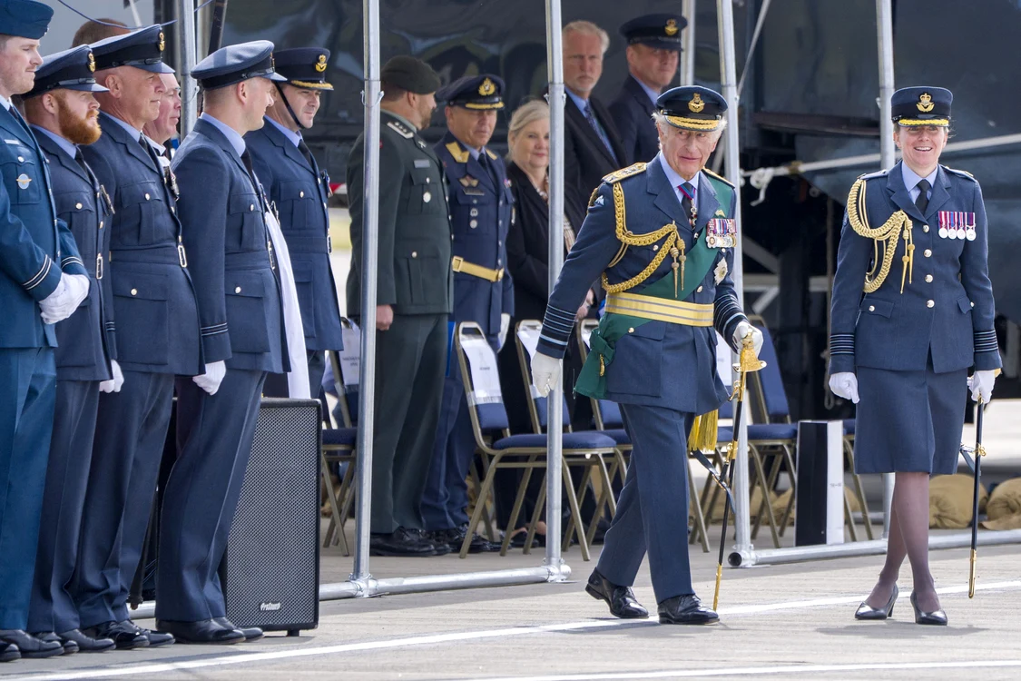 Regele Charles, vizită la RAF Lossiemouth, Scoția, Profimedia (3) jpg