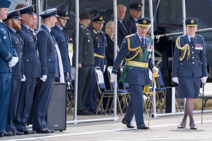 Regele Charles, vizită la RAF Lossiemouth, Scoția, Profimedia (3) jpg