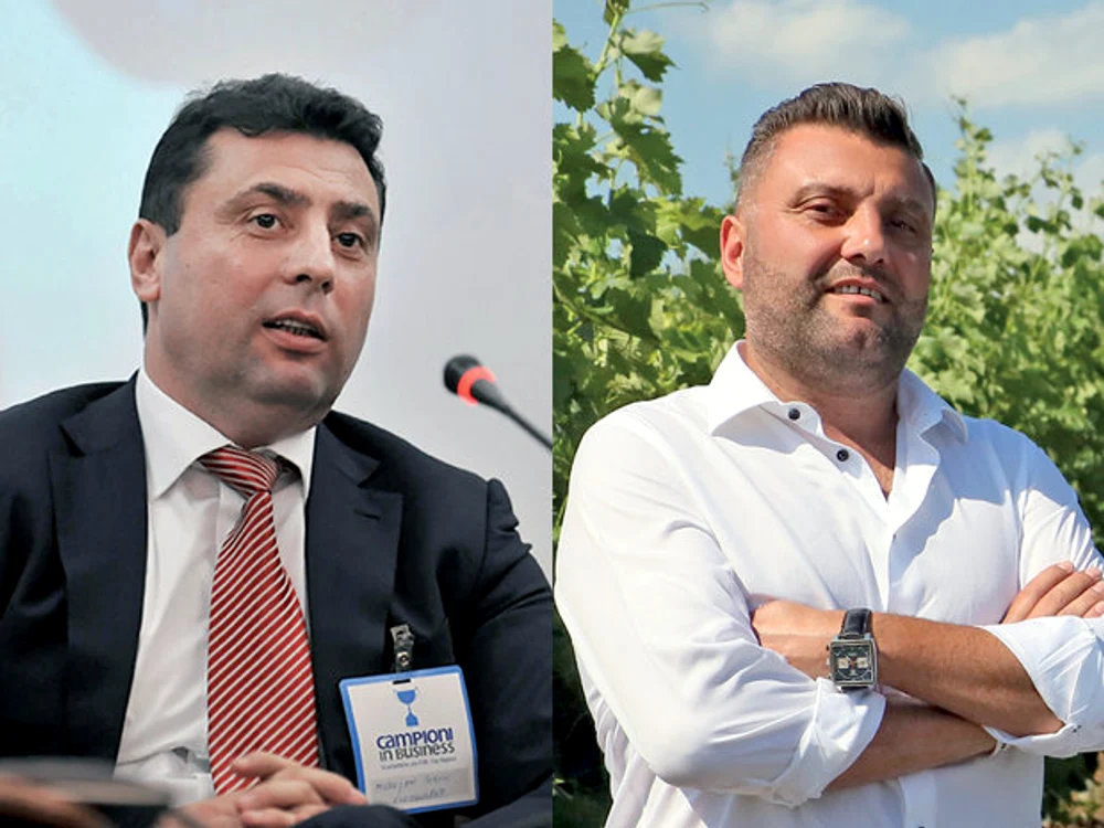 Teofil si Simion Muresan, milionarii care detin complexul turistic Biniste si cai. FOTO: Business M