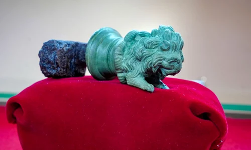 Cheia romană zoomorfă descoperită la Fornădia (© Muzeul Civilizaţiei Dacice şi Romane Deva)