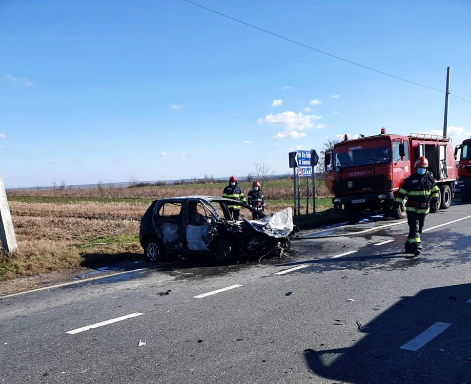 maşina arsa accident osica olt