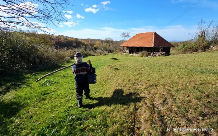 Casa „austriacului” din satul Boia Bârzii din Hunedoara. Foto: Daniel Guță. ADEVĂRUL