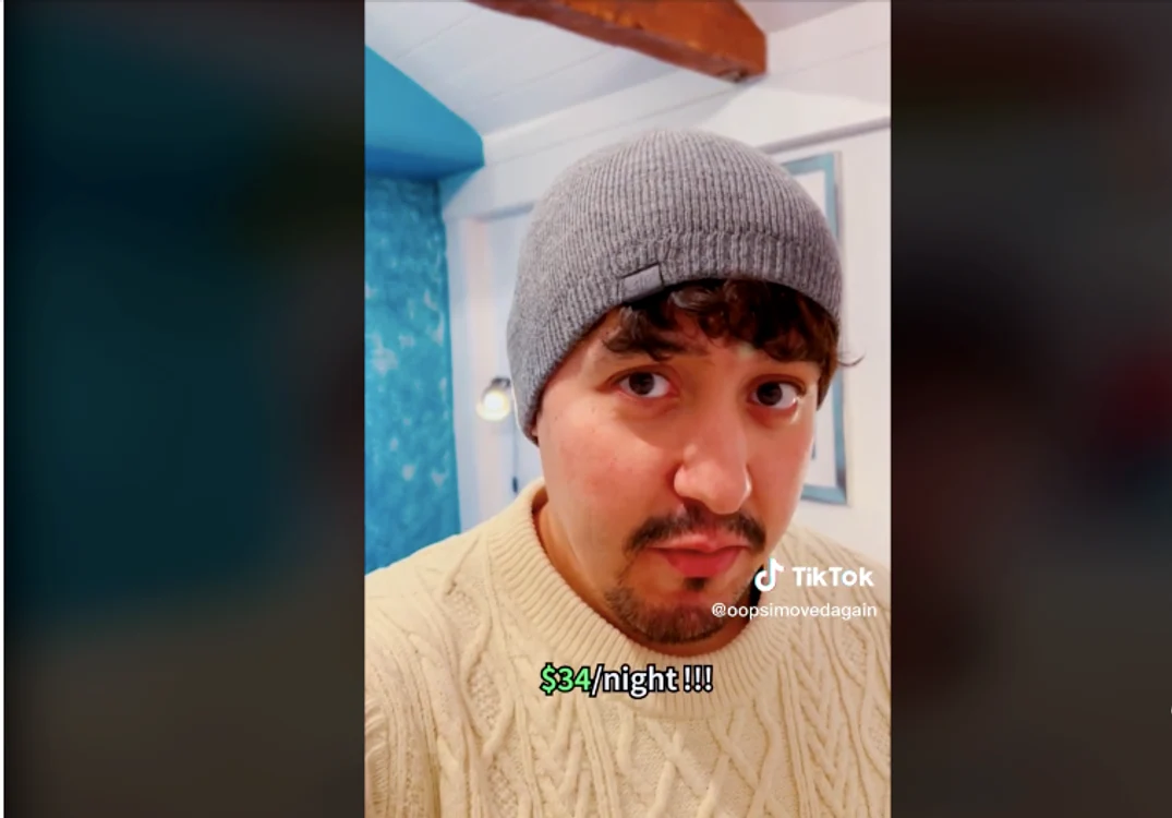 Turistul american s-a arătat încântat de cele văzute în România. FOTO Captură video