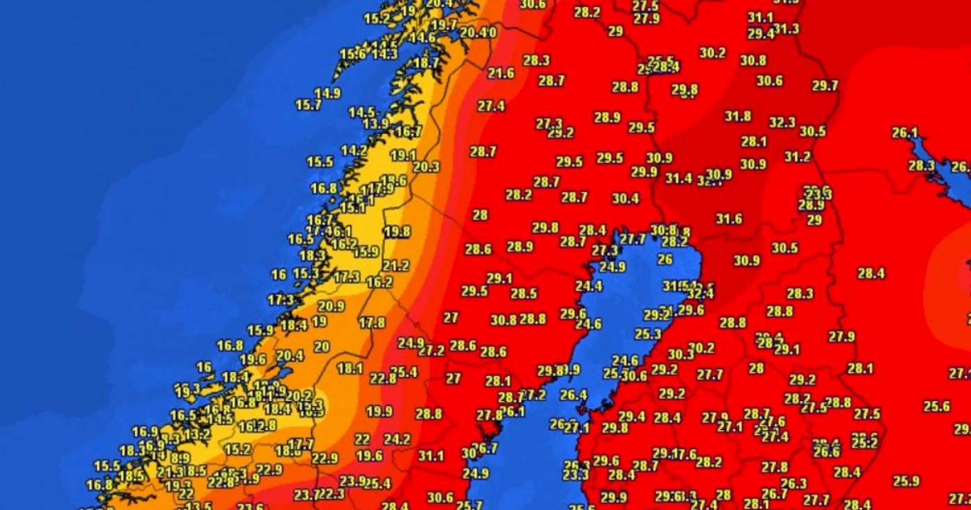 harta temperaturi cercul polar