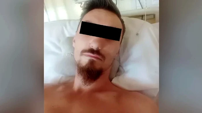 Suspectul a fost săltat de polițiști direct din spital