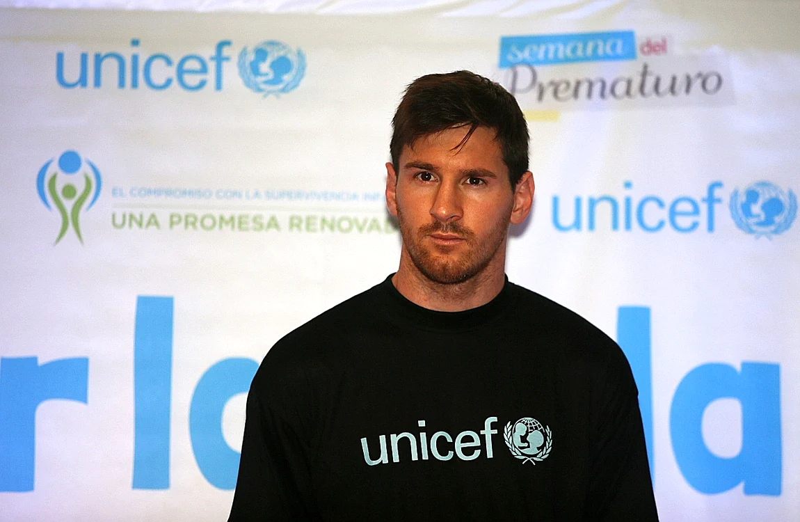 Messi s-a implicat în numeroase activități în scop caritabil
