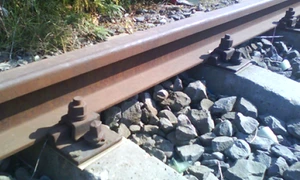 Şina de cale ferată s-a fisurat din cauza frigului