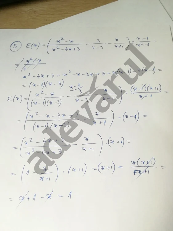 Evaluare naţională - rezolvare matematică 3
