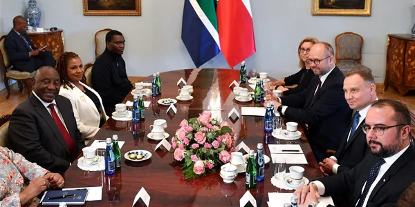 Andrzej Duda si presedintele Africii de Sud Cyril Ramaphosa Foto EPA EFE jpg