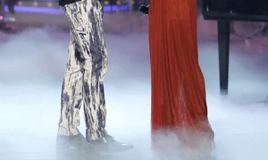 Antonia şi Tibi Scobiola la Vocea României  (foto: Pro TV) jpeg
