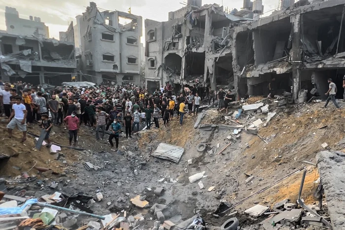 Bombardament Jabaliya FOTO: Profimedia (Arhivă)