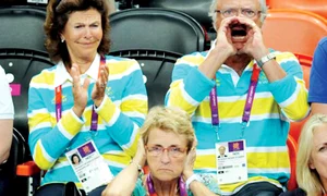 Prinţul Willem Alexander al Olandei s a bucurat ca un adevărat suporter alături de soţie şi de copii jpeg