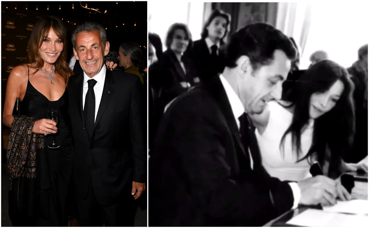 16 ani de la căsătoria lui Nicolas Sarkozy cu Carla Bruni la Palatul Élysée. Profimedia, Instagram