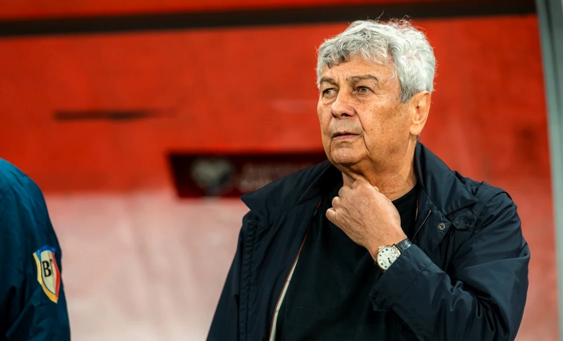 Mircea Lucescu e supărat după meci  FOTO Sportpictures
