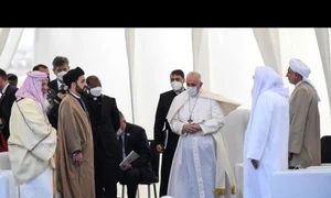Mullahii iranieni – depășiți de întîlnirea Sistani   Papa Francisc jpeg