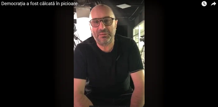 Videoclipul lui Marius Tucă va fi șters de pe platformă. FOTO: captură video YouTube