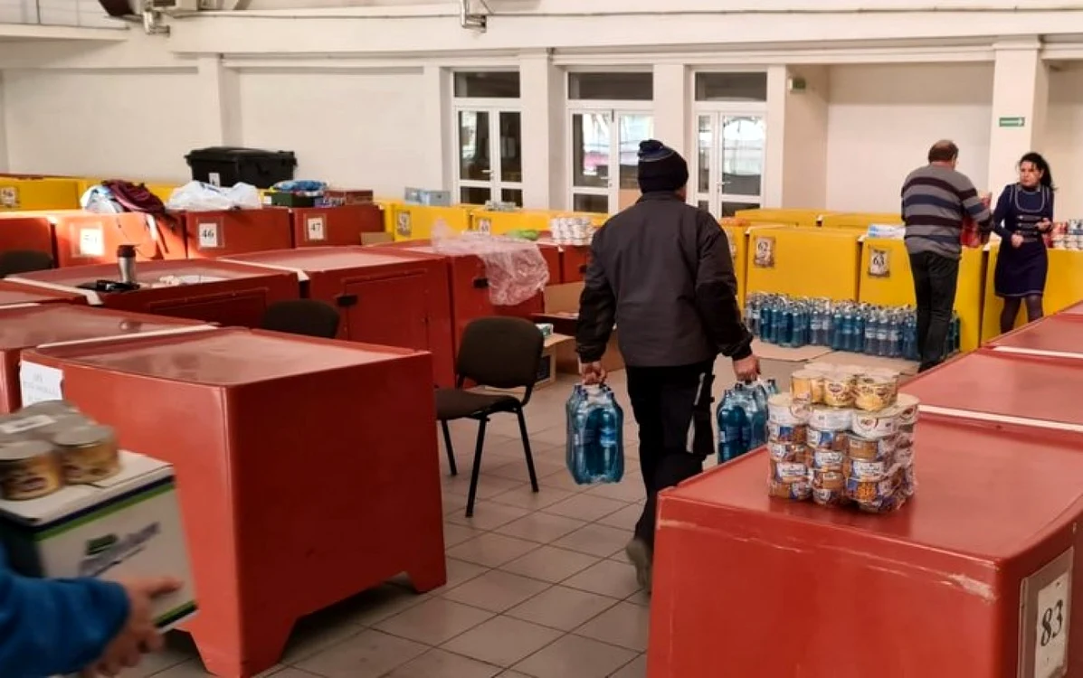 Centrul de colectare din Hunedoara. Foto: Primăria Hunedoara