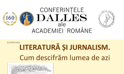 Conferința „Literatură și Jurnalism. Cum descifrăm lumea de azi”, susținută de Matei Vișniec