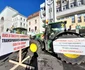 O nouă zi de proteste al agricultorilor în centrul Timișoarei FOTO Ștefan Both