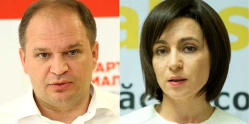 Ion Ceban si Maia Sandu colaj