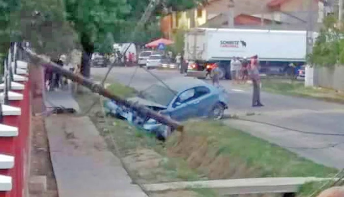 Scena accidentului, imediat după tragedie