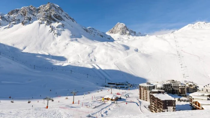 Staţiunea Tignes (Savoia) FOTO AFP