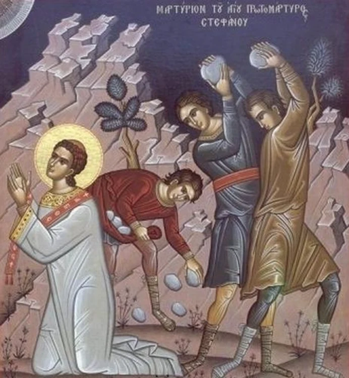 Martiriul Sfântului Ştefan, într-o reprezentare creştin ortodoxă. (Foto: crestinortodox.ro)