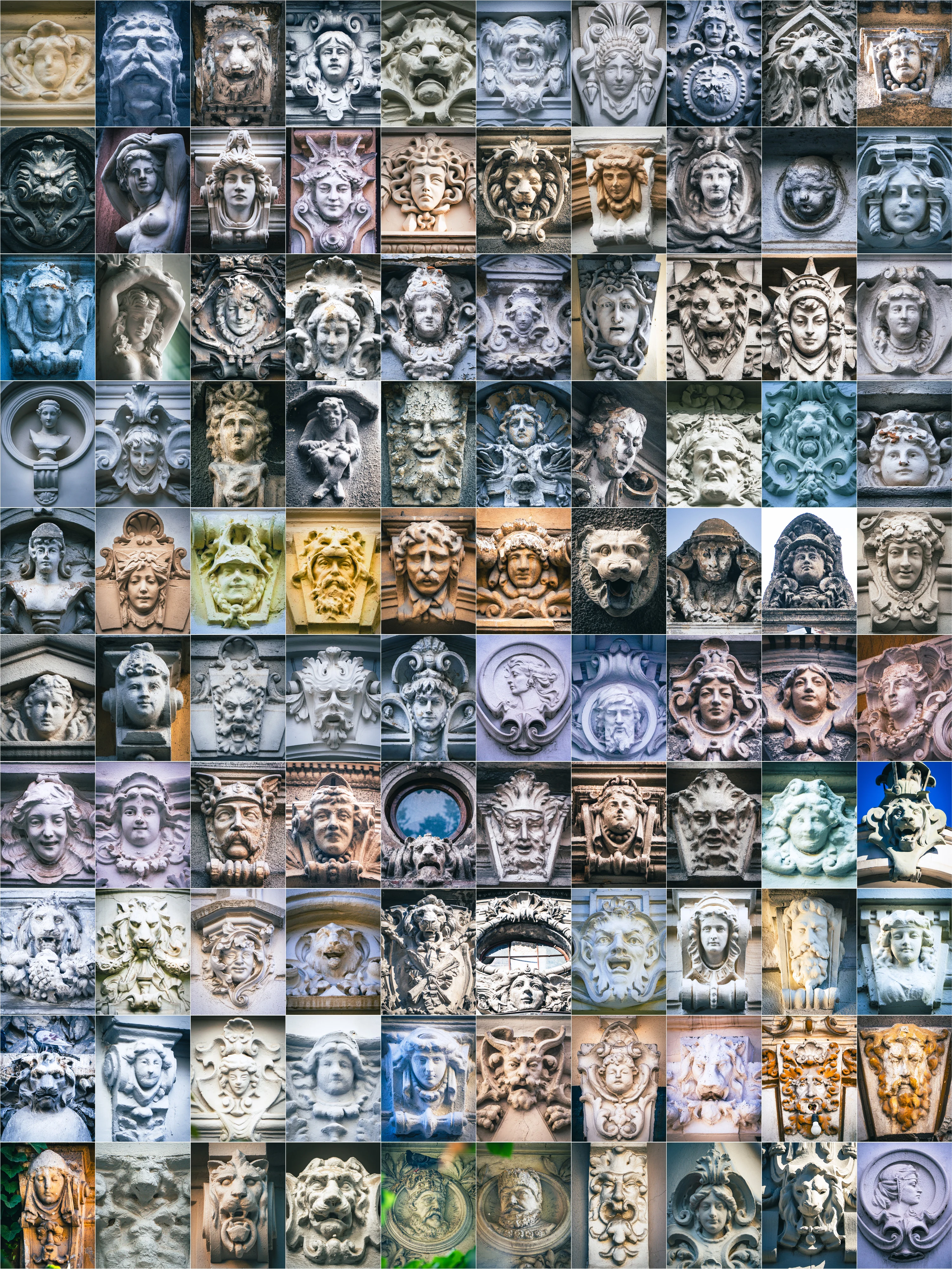 Mascaroanele, dovezile unui „București chipeș“. Fotograf: „Poți să găsești frumosul și unde nu-ți place. Se uită de sus la tine“