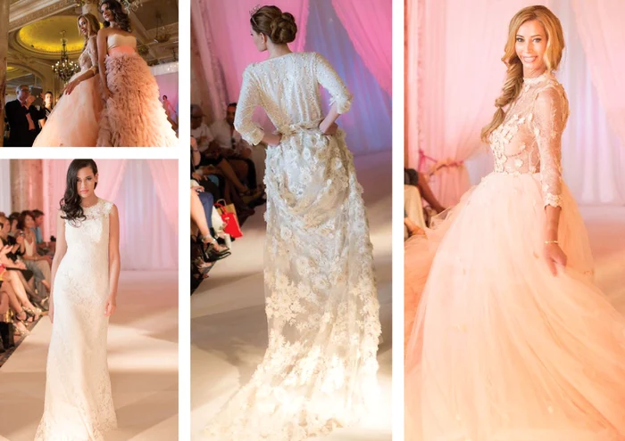 Rochiile realizate de designerul Mirela Novak au fost și ele aplaudate de francezi