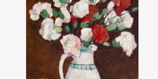 Pictura „Vas cu garoafe“ de Ştefan Luchian Sursa Artmark