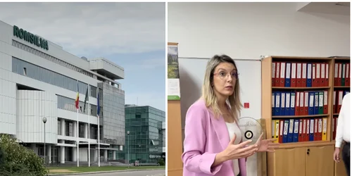 diana buzoianu ministrul mediului in vizita la sediul Romsilva foto captura video fb