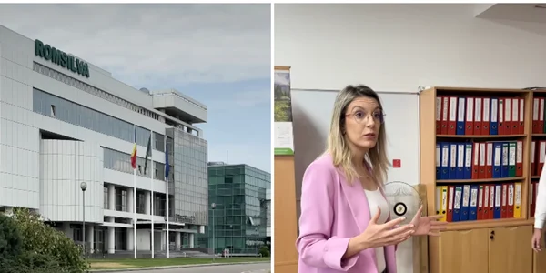 diana buzoianu ministrul mediului in vizita la sediul Romsilva foto captura video fb