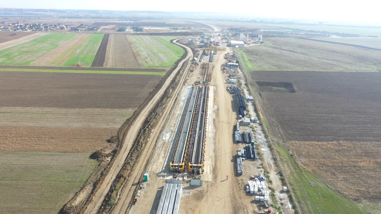 Lucrările la tronsonul 4 din drumul expres trebuie terminate în acest an FOTO CNAIR