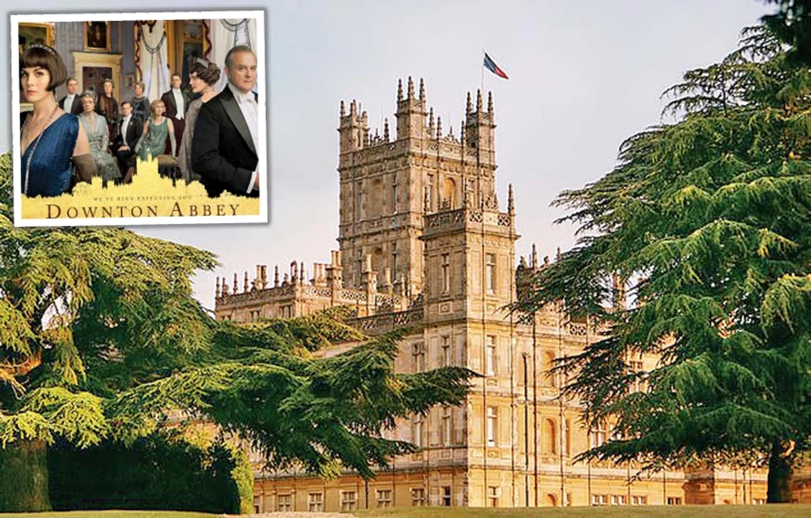 Castelul Highclere din Hampshire, Marea Britanie, este decorul serialului de succes Downton Abbey (2010) şi se vinde cu 160 milioane $