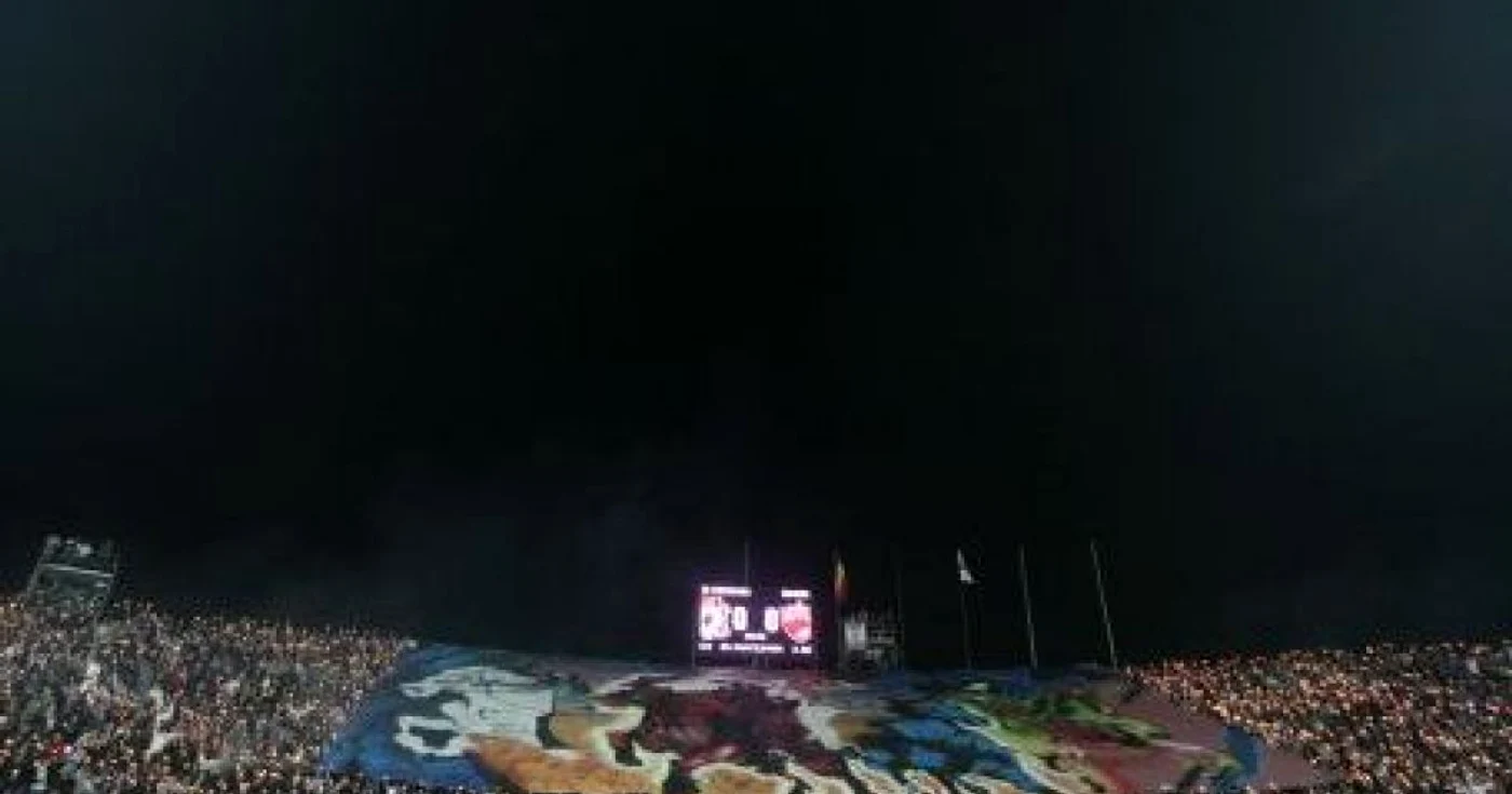 Galeria Commando Viola se pregăteşte de spectacol pentru meciul cu Steaua