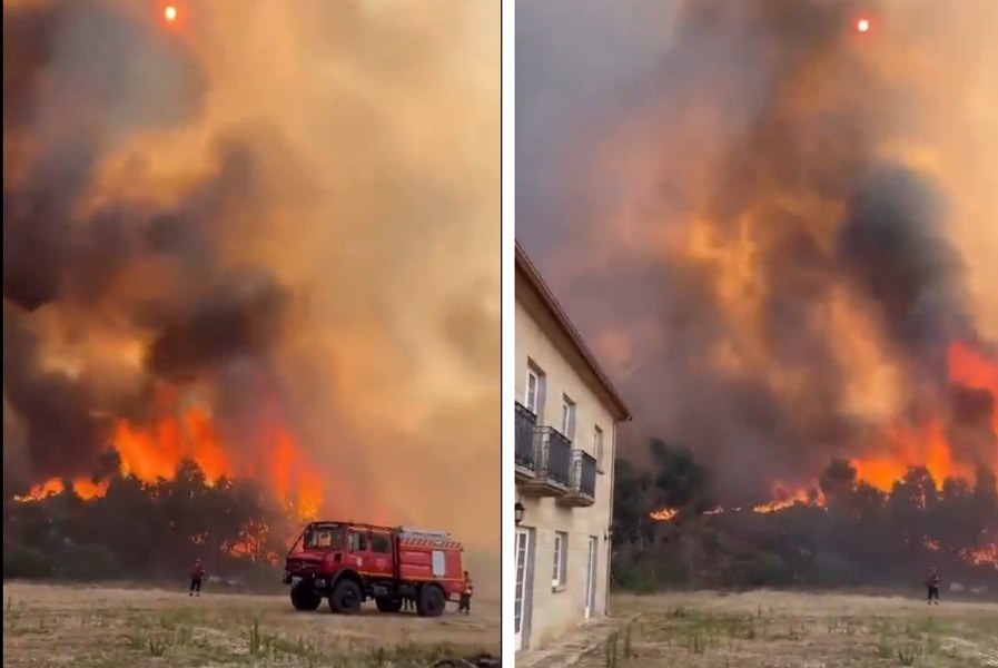 Stare de alertă în Portugalia, din cauza incendiilor de vegetație. Mai multe persoane au fost rănite