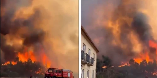 incendiu portugalia FOTO Captură video