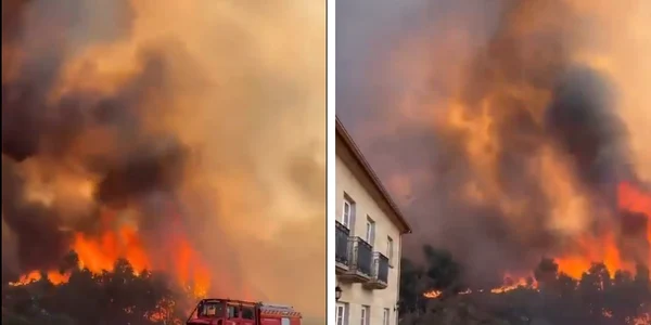 incendiu portugalia FOTO Captură video