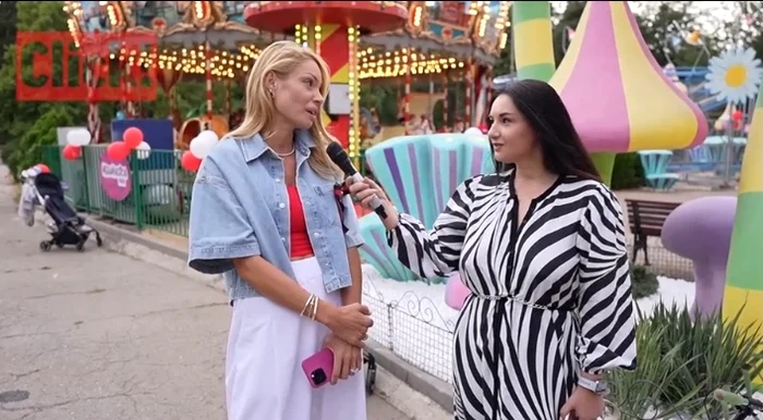 Valentina Pelinel, la aniversarea Miramagica în Herăstrău foto: Click!