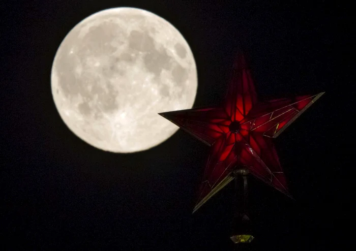 Superluna la Moscova FOTO Reuters