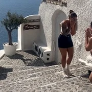 Cerere în căsătorie în Santorini Foto Captură video   Instagram jpg