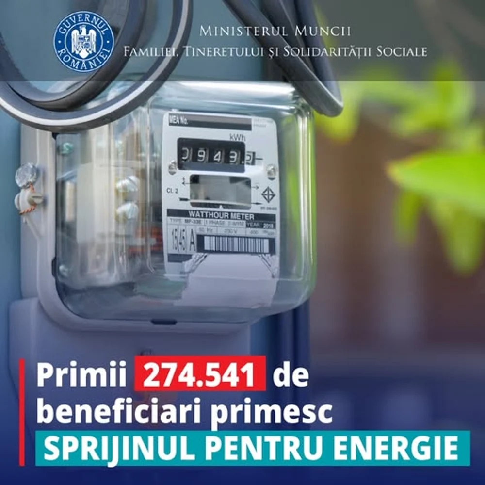 Ministrul Muncii: Sprijinul pentru plata facturilor la energie ajunge la cei vulnerabili. Au fost plătite primele tichete