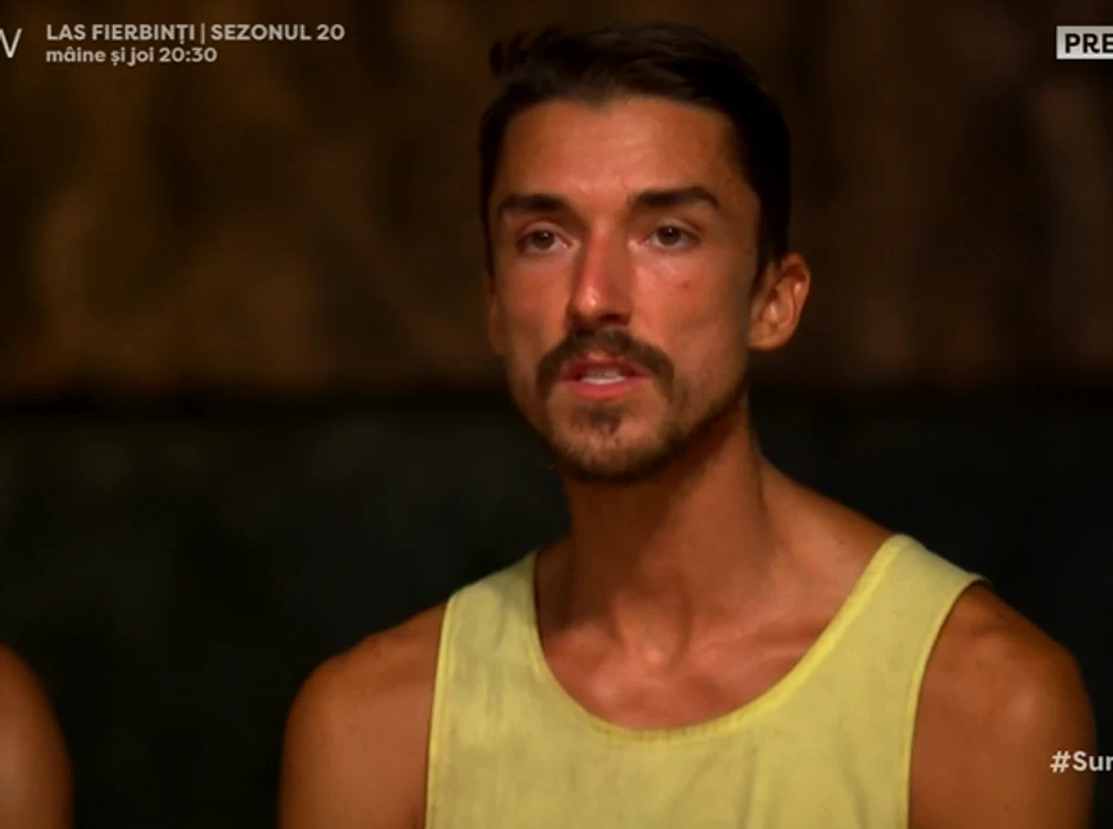 Emil Rengle, eliminat de la Survivor România Foto: Captură Video Pro TV